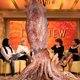 The sea creature squares off against Whoopi in a heated round of Hot Topics.